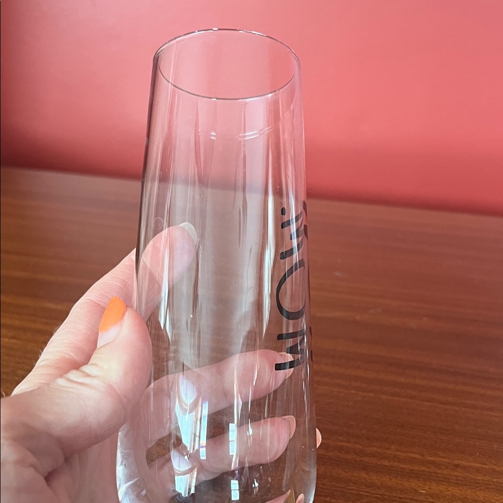 Like new Rae Dunn Clear Glass with Black Text - Picture 8 of 14